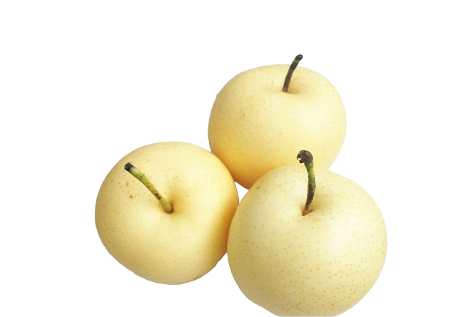 White apples