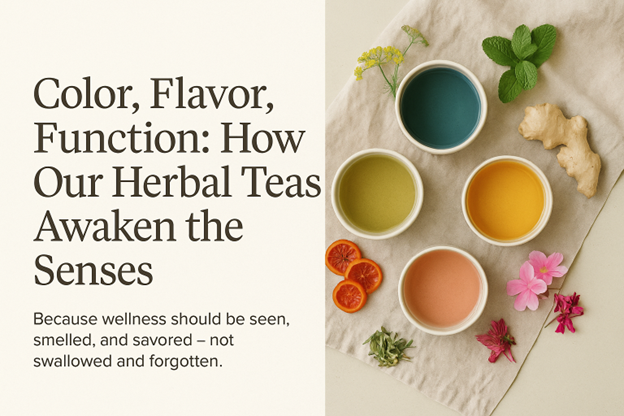 Color, Flavor, Function: How Our Herbal Teas Awaken the Senses