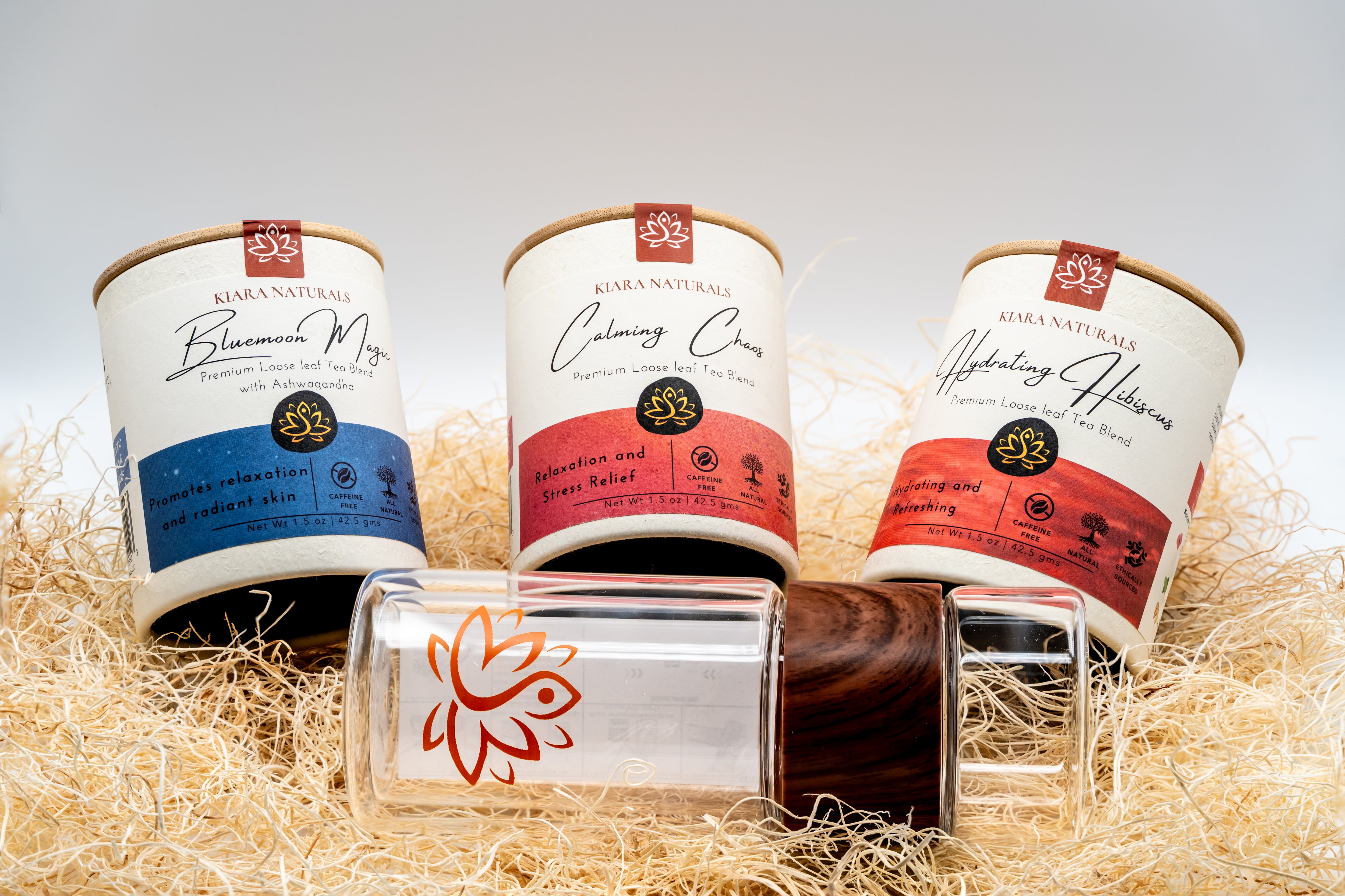 Kiara Naturals Wellness Gift Box – Ayurvedic Herbal Tea Sampler Set