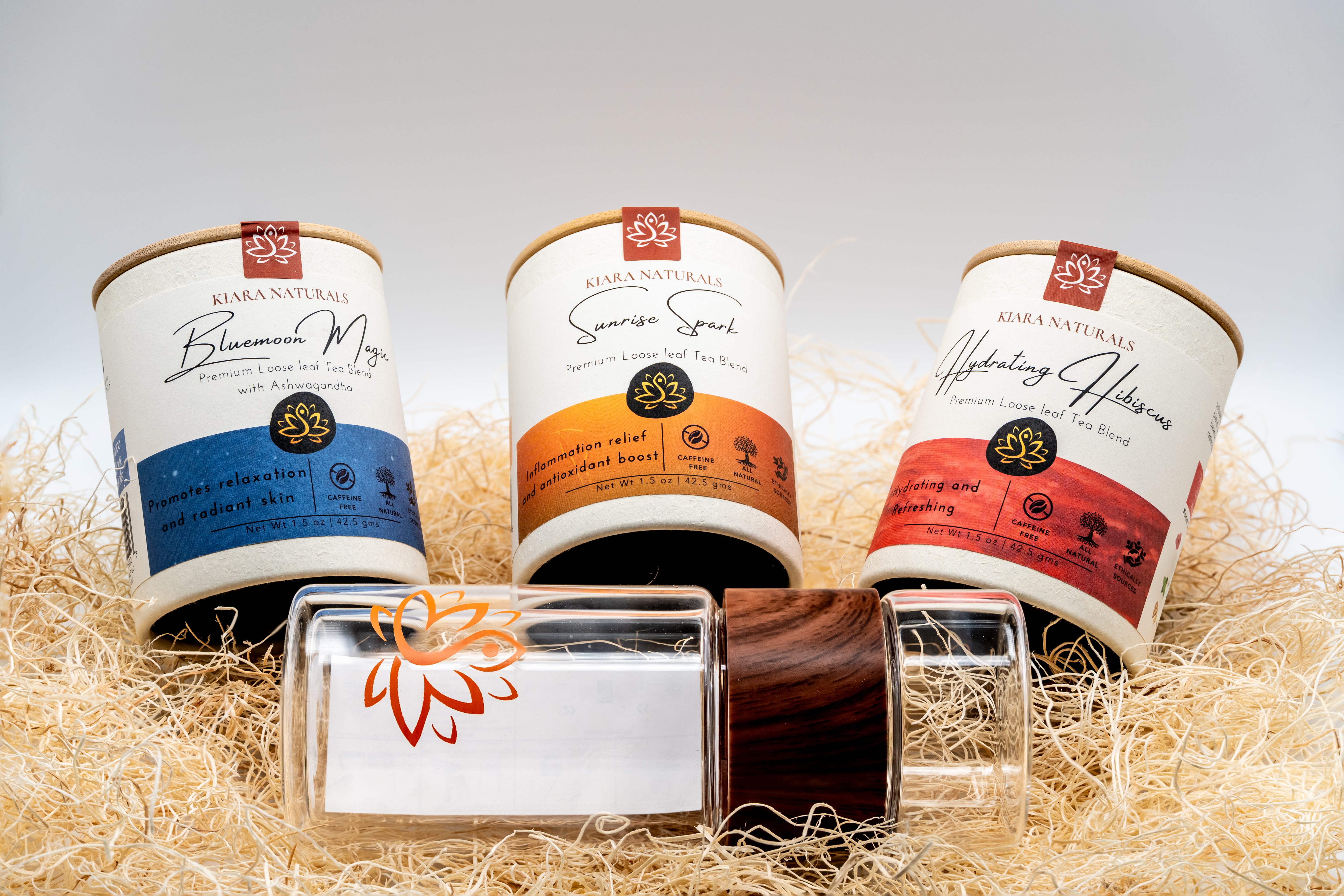 Kiara Naturals Wellness Gift Box – Ayurvedic Herbal Tea Sampler Set