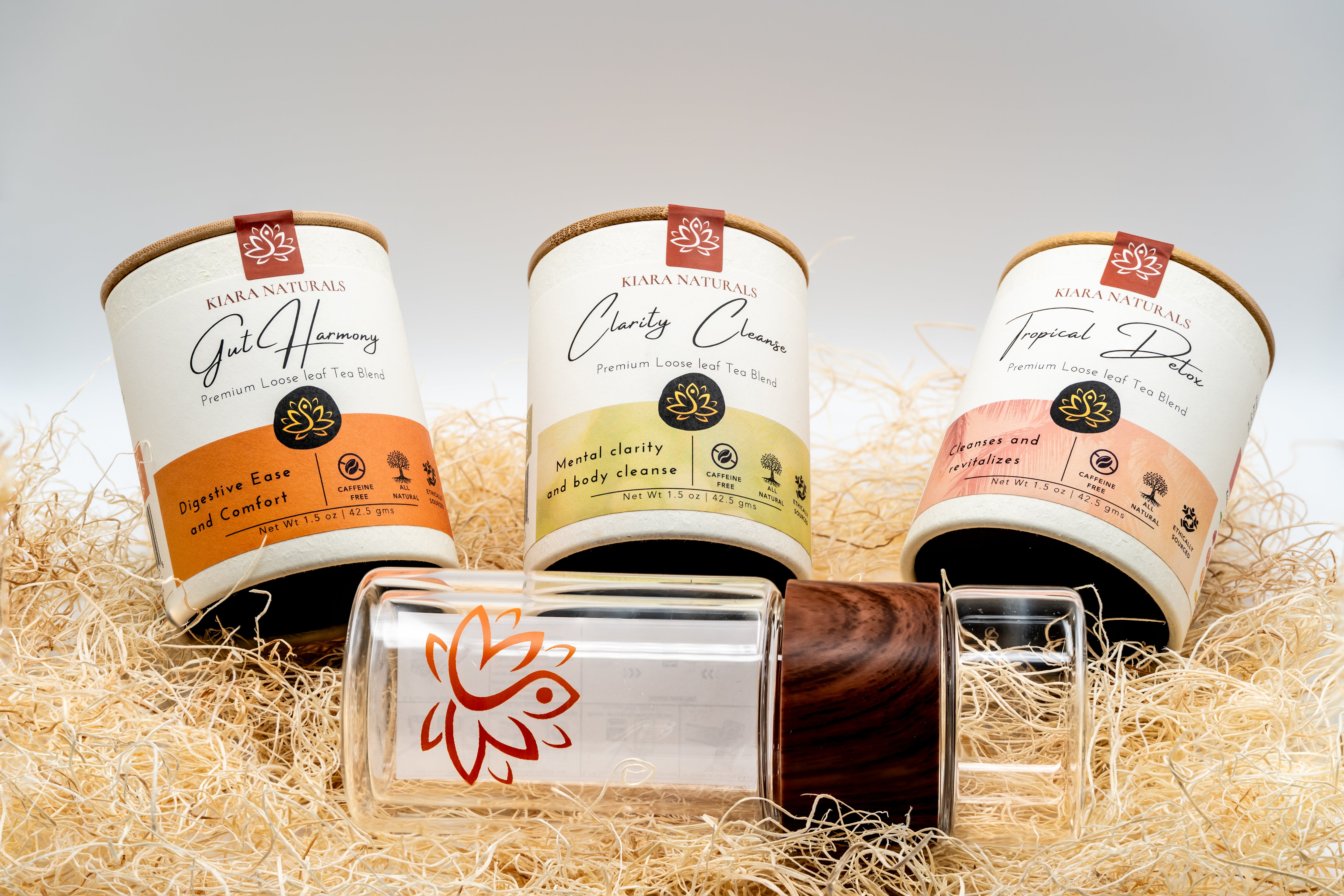 Kiara Naturals Wellness Gift Box – Ayurvedic Herbal Tea Sampler Set