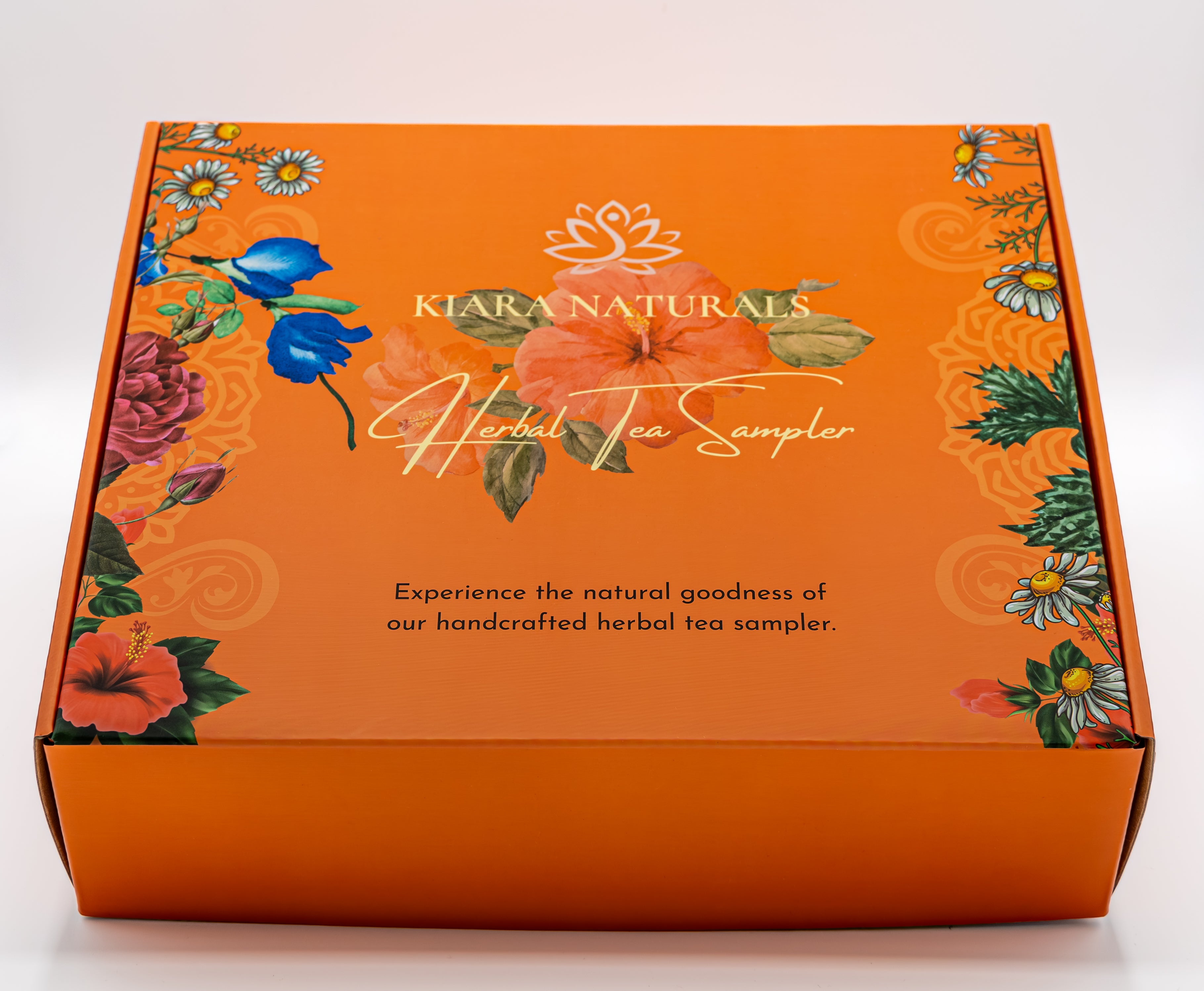 Kiara Naturals Wellness Gift Box – Ayurvedic Herbal Tea Sampler Set
